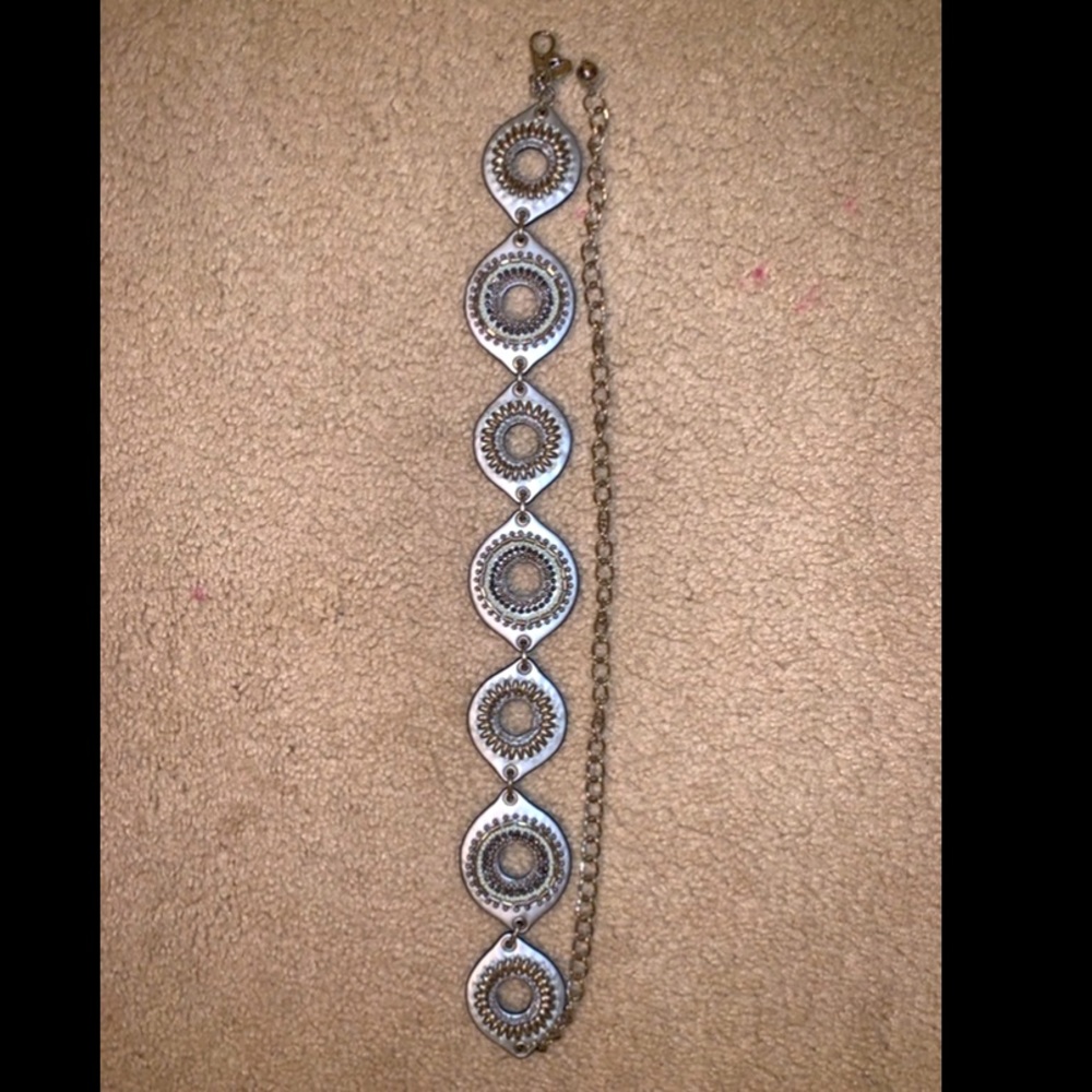 Silver Beaded Belt
